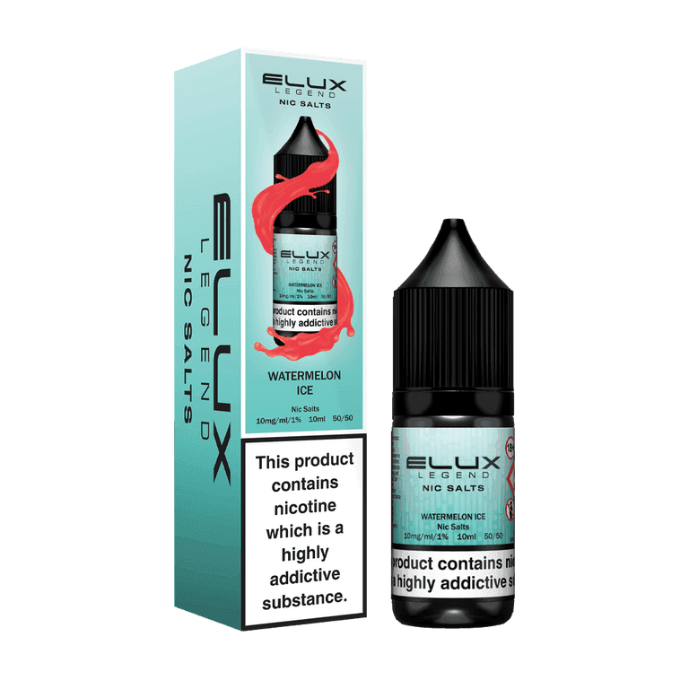 WATERMELON ICE 10ML NIC SALT BY ELUX LEGEND 10MG(1%) | 20MG(2%) - VapePure
