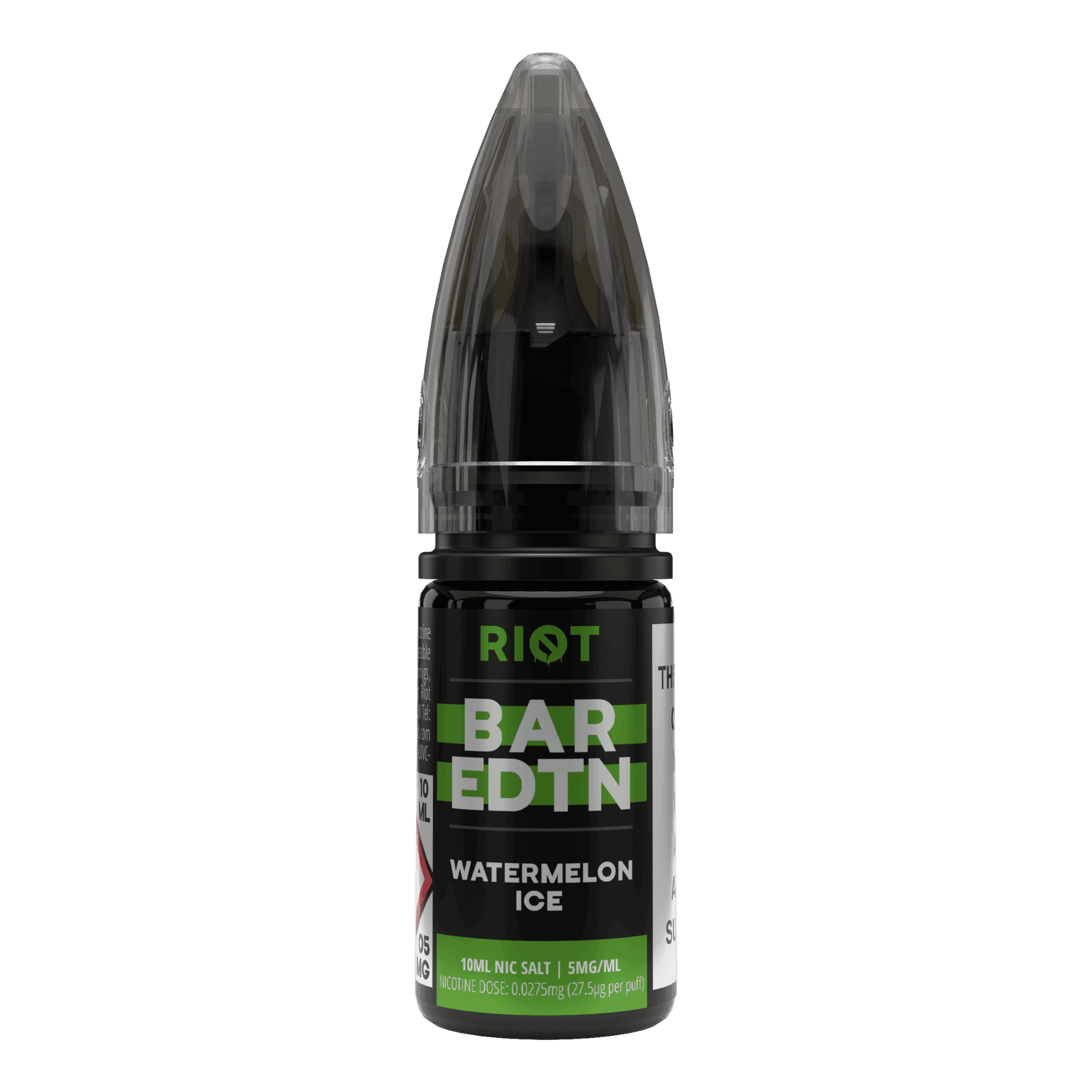 WATERMELON ICE - BAR EDTN - 10ML NIC SALT E-LIQUID - 5MG | 10MG | 20MG BY RIOT SQUAD - VapePure