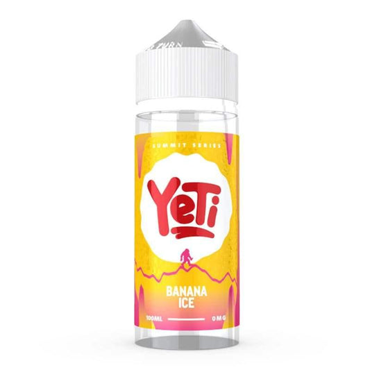 BANANA ICE 100ML SHORT FILL E-LIQUID BY YETI SUMMIT SERIES - VapePure