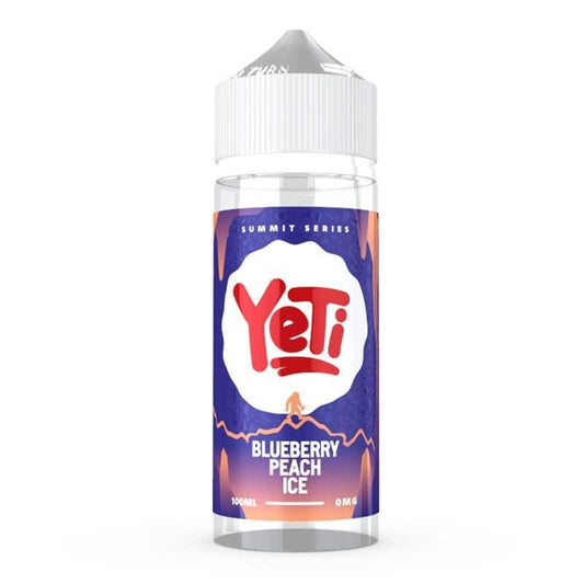 BLUEBERRY PEACH ICE 100ML SHORT FILL E-LIQUID BY YETI SUMMIT SERIES - VapePure